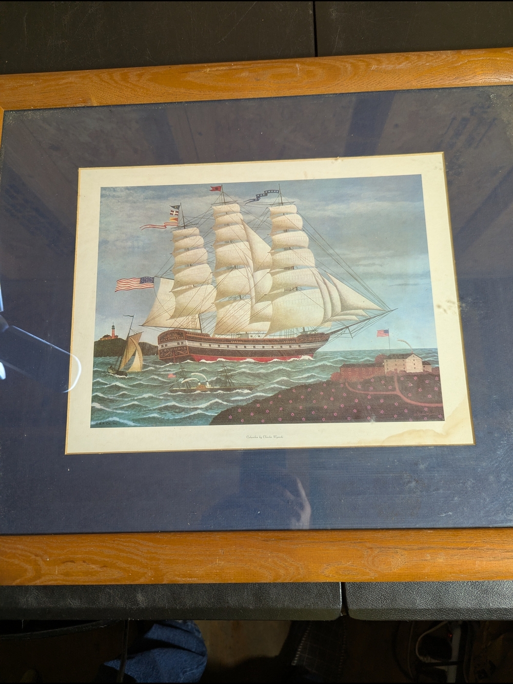 Columbia Print By Charles Wysocki